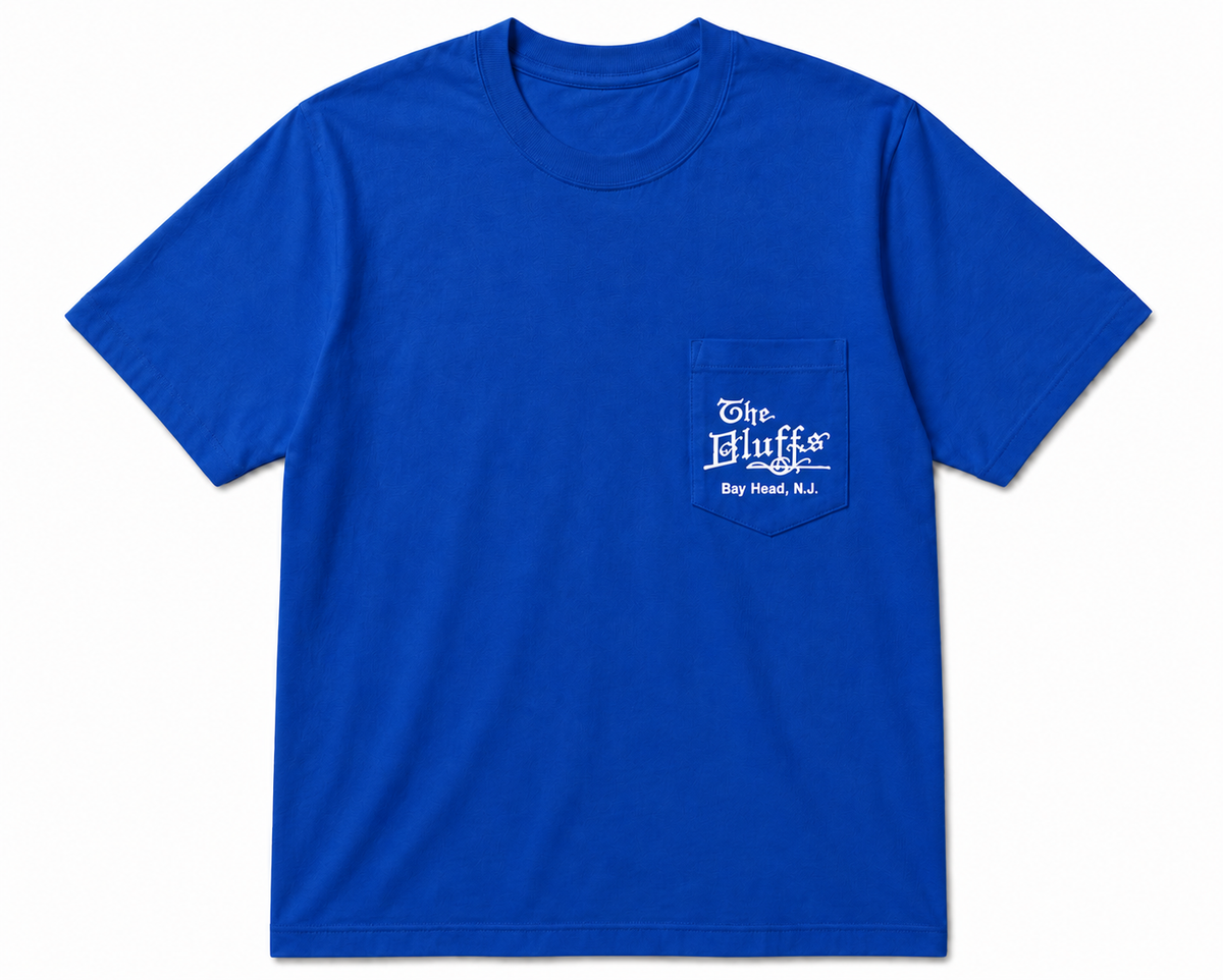 The Bluffs Room Key Tee Royal