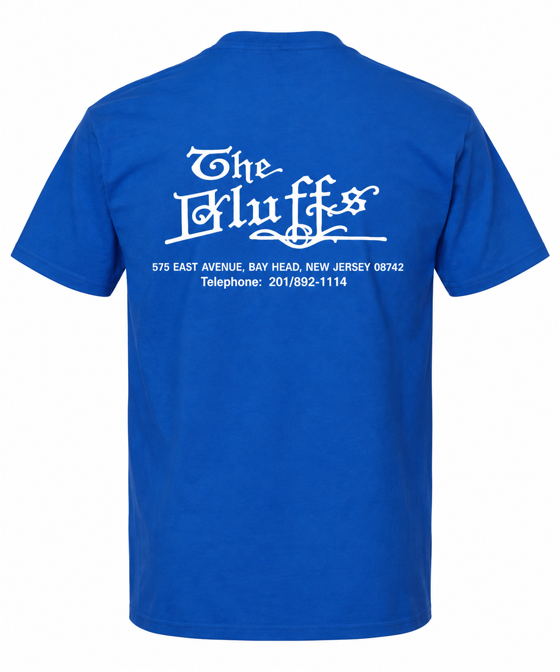 The Bluffs Room Key Tee Royal