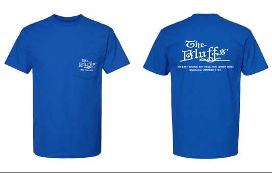 The Bluffs Room Key Tee Royal