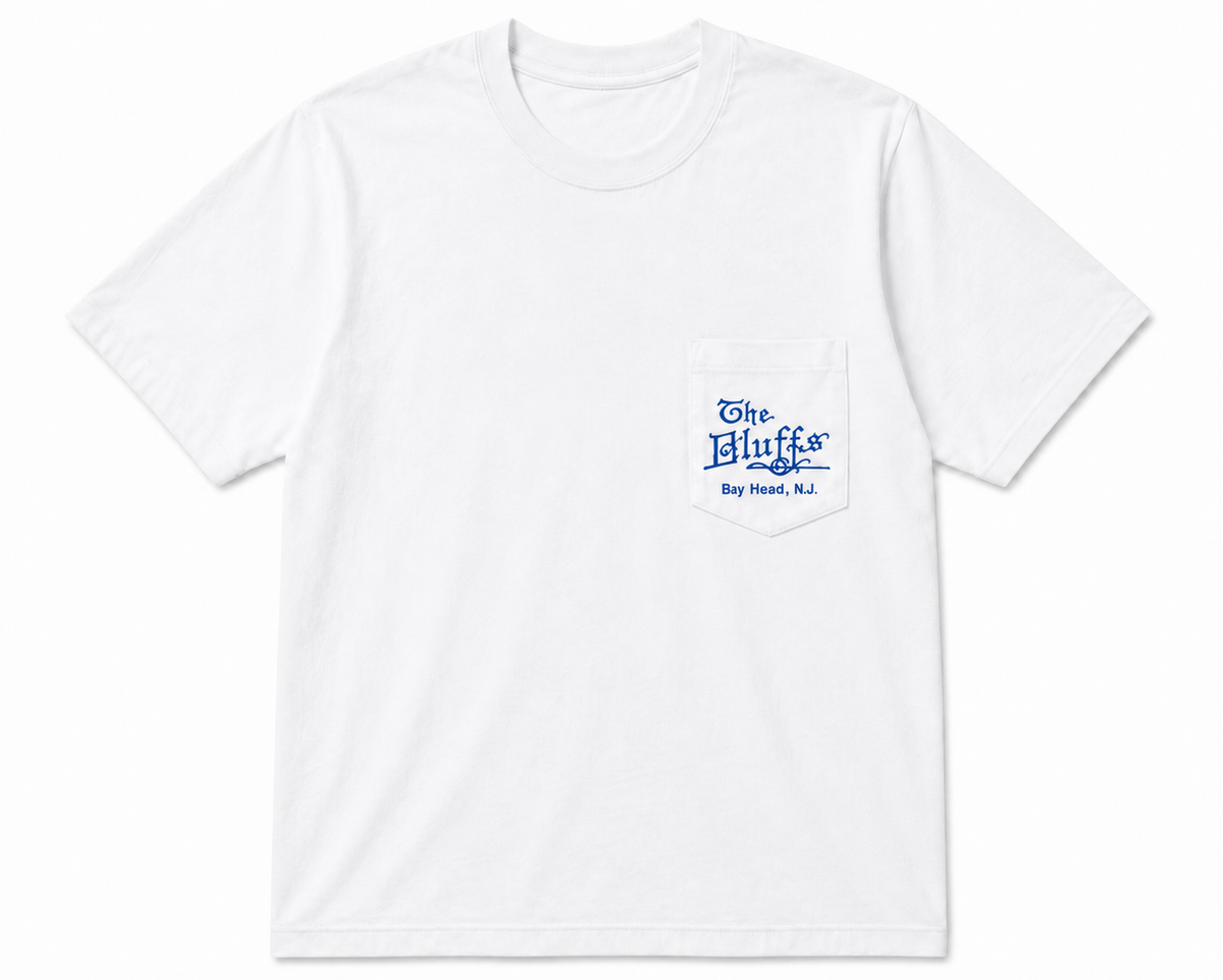 The Bluffs Room Key Tee White