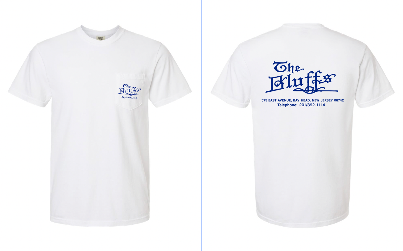 The Bluffs Room Key Tee White